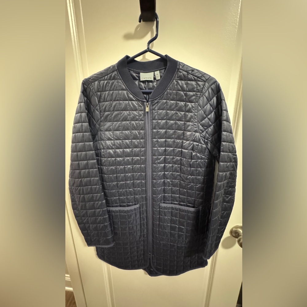 Athleta Nylon/Polyester Jacket.  Size XS.  Navy